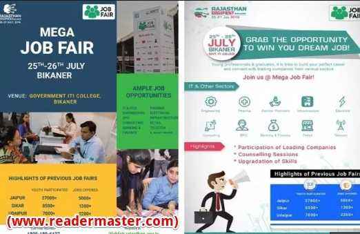 Bikaner Mega Job Fair Details In Hindi