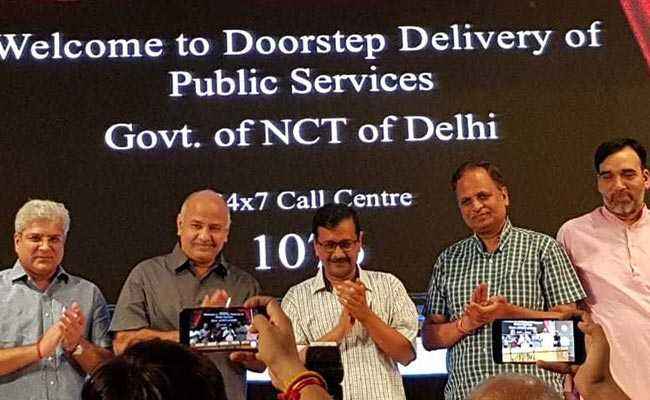 Kejriwal Govt launches Delhi Doorstep Delivery Scheme