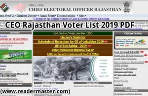 CEO-Rajasthan-Voter-List-PDF-Download