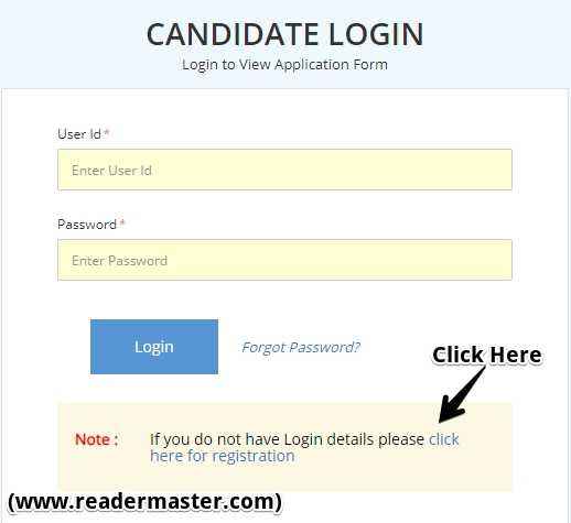 KVPY Applicant Login Registration