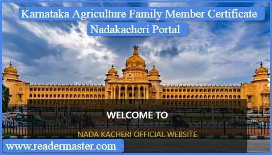 Nadakacheri-Agriculture-Family-Member-Certificate