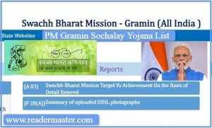 PM Gramin Sochalay Yojana List In Hindi