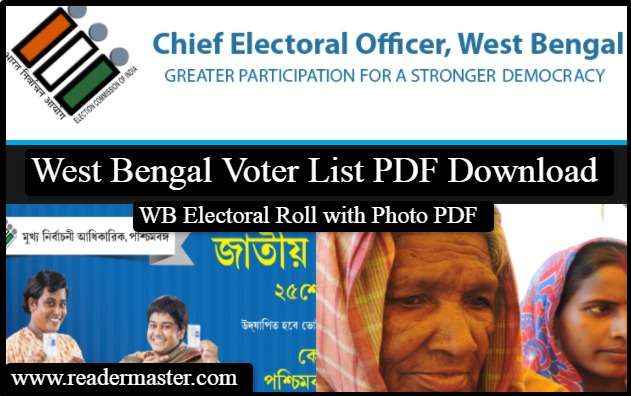 CEO West Bengal Voter List PDF Download