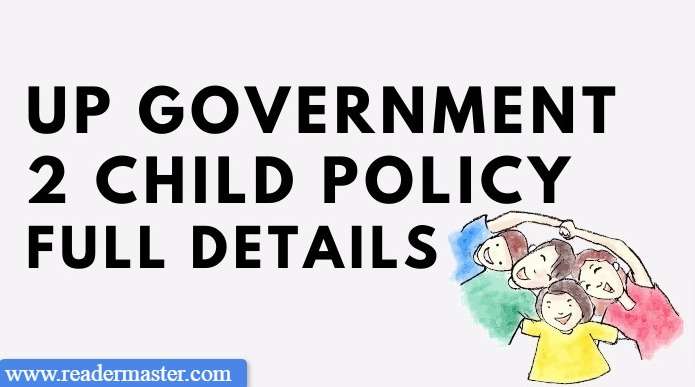 UP Govt 2 Child Policy Population Control Bill Draft PDF