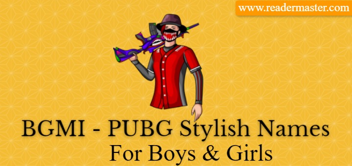 BGMI/PUBG nicknames for boys & girls
