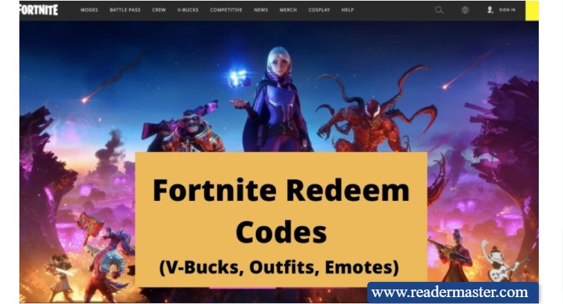 Fortnite redeem codes