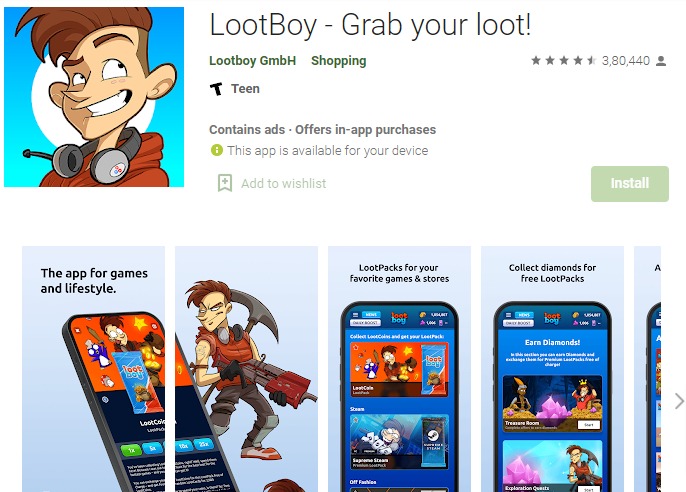 Lootboy App - Grab Your Loot