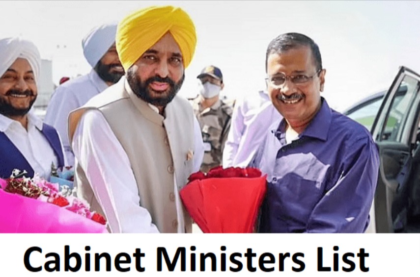 List of Cabinet Ministers in Punjab with Department