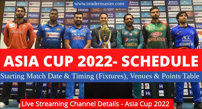 Asia Cup 2022 Schedule and Match List