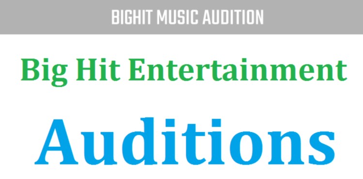 Big Hit Audition For Girls Groups Online