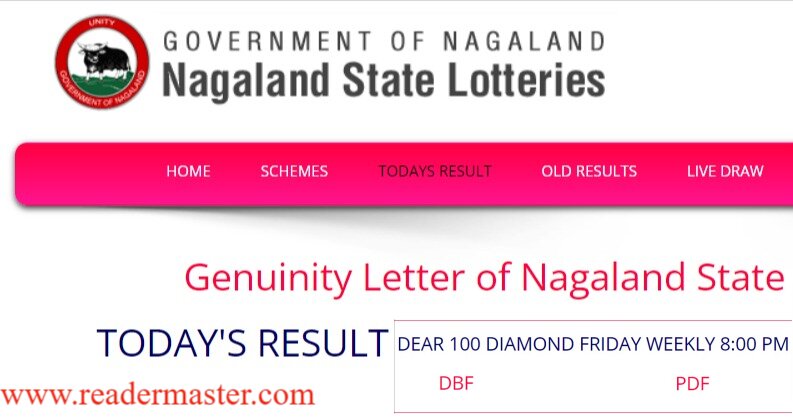 Nagaland State Dear 100 Mint Wednesday Weekly Draw 4PM Result Live