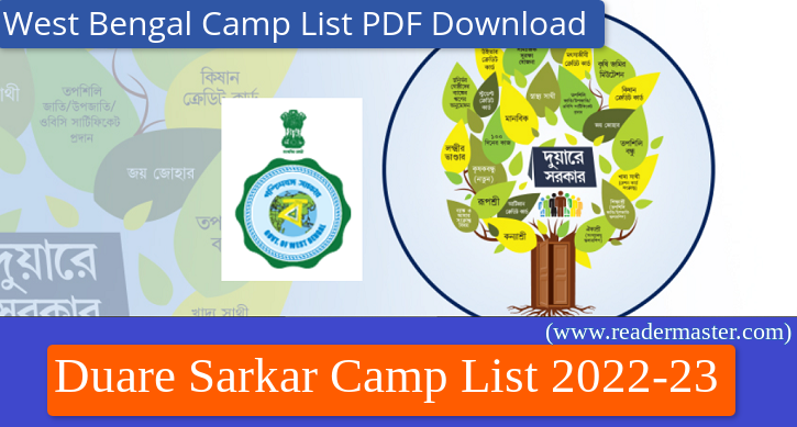 Duare Sarkar Camp List 2022-23