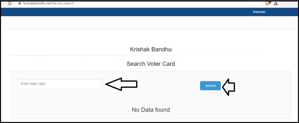 Krishak Bandhu Voter Id Card status check