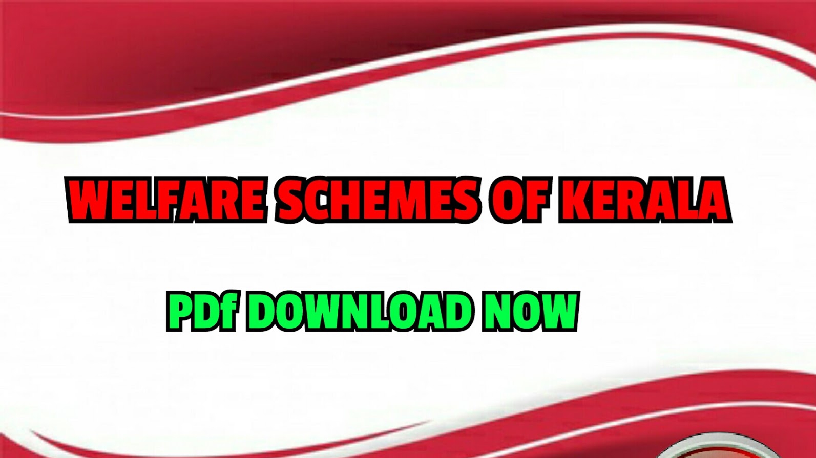 List of Social Welfare Scheme in Kerala pdf download 