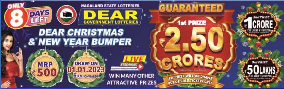 Dear Christmas & New Year Bumper Lottery 1.1.2023 Draw 6PM Live