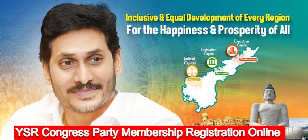 YSR Congress Party Membership Registration Online