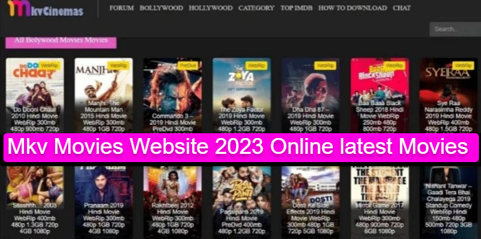 Mkv Movies Download Sites 2023 Free HD 480p 720p 1080p Mkv Movies Download [300MB]