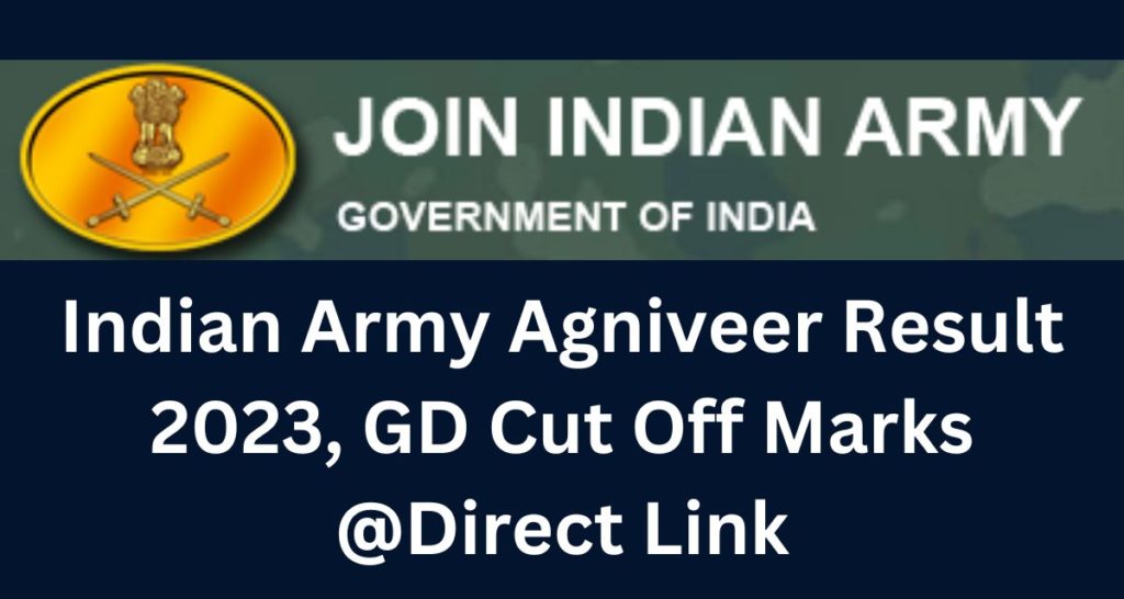 Indian Army Agniveer Result 2023 PDF Download