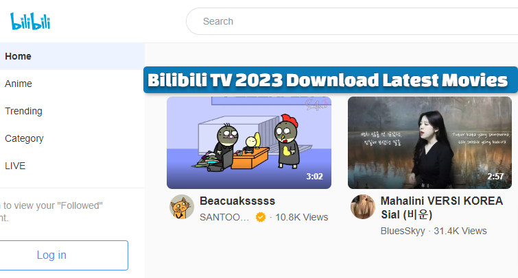 Bilibili TV 2023 Download Latest Movies, Web-Series, Anime & Comics Online for Free