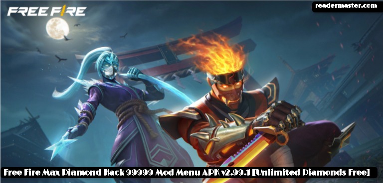 Free Fire Max Diamond Hack 99999 Mod Menu APK v2.99.1 [Unlimited Diamonds Free]